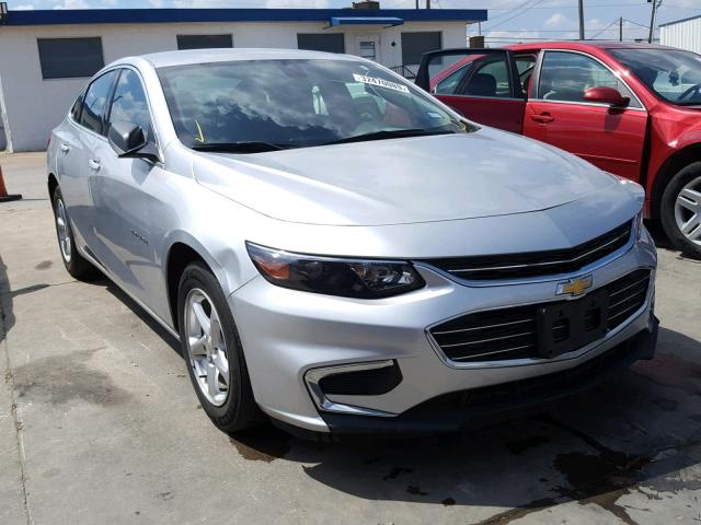 1G1ZB5STXHF204408 - 2017 CHEVROLET MALIBU LS ვერცხლისფერი ფოტო 1