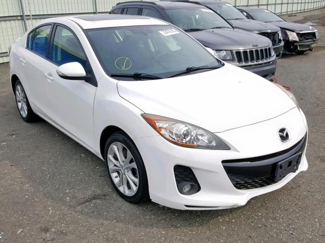 JM1BL1V96C1661205 - 2012 MAZDA 3 S WHITE photo 1