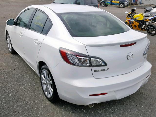 JM1BL1V96C1661205 - 2012 MAZDA 3 S WHITE photo 3