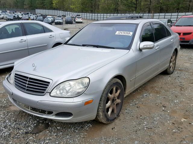 WDBNG83J63A343963 - 2003 MERCEDES-BENZ S 430 4MAT SILVER photo 2