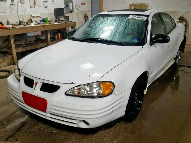 1G2NF52E04M523113 - 2004 PONTIAC GRAND AM S WHITE photo 2