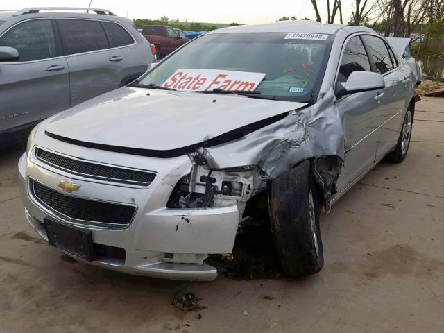 1G1ZC5E03AF188685 - 2010 CHEVROLET MALIBU 1LT SILVER photo 2