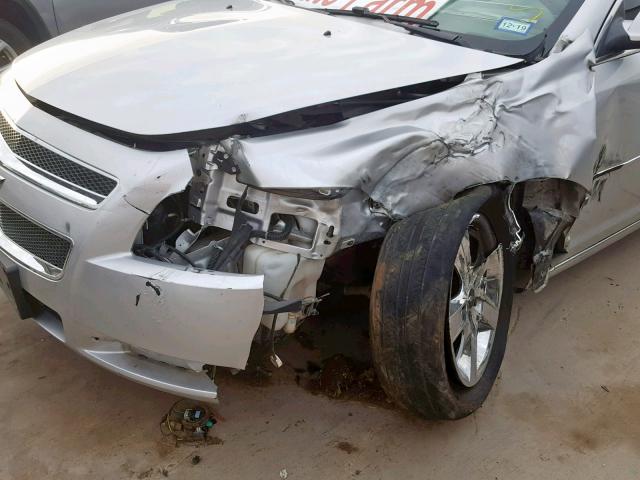 1G1ZC5E03AF188685 - 2010 CHEVROLET MALIBU 1LT SILVER photo 9