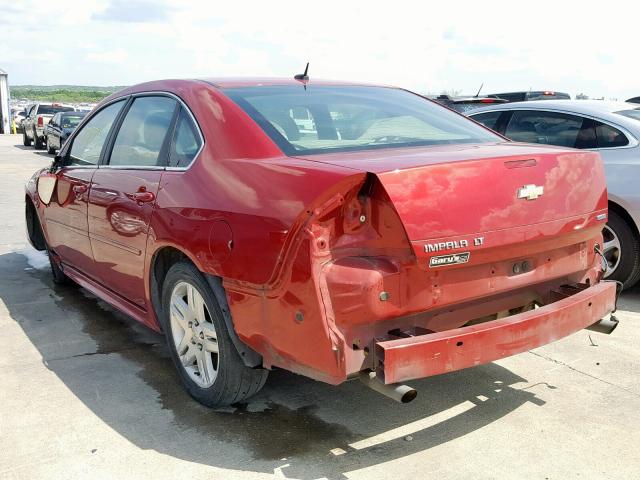 2G1WB5E32E1152578 - 2014 CHEVROLET IMPALA LIM BURGUNDY photo 3