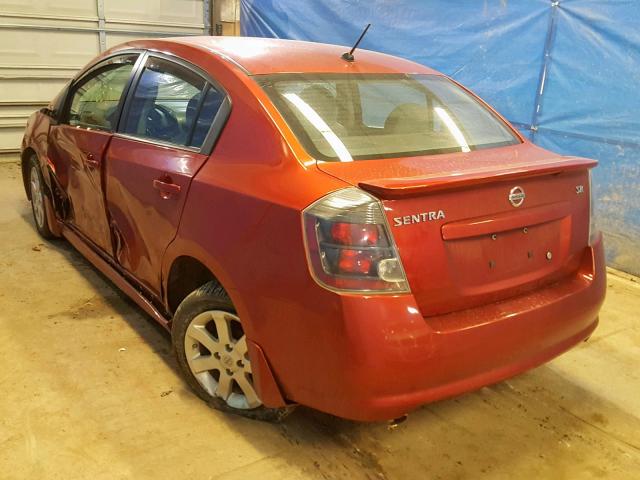 3N1AB6APXBL673559 - 2011 NISSAN SENTRA 2.0 RED photo 3