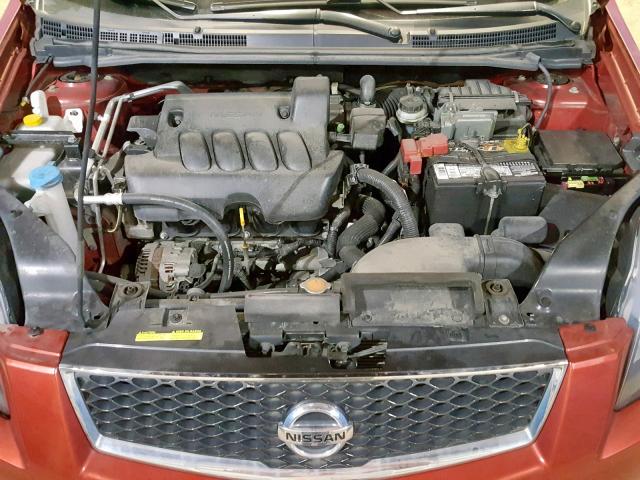 3N1AB6APXBL673559 - 2011 NISSAN SENTRA 2.0 RED photo 7