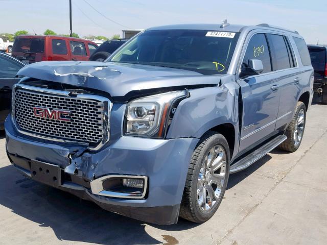 1GKS2CKJXGR156129 - 2016 GMC YUKON DENA BLUE photo 2