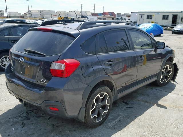 JF2GPAVC4D2838353 - 2013 SUBARU XV CROSSTR CHARCOAL photo 4