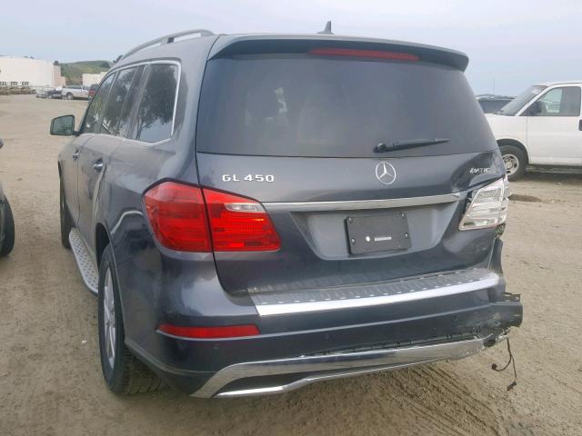 4JGDF6EE0FA607568 - 2015 MERCEDES-BENZ GL 450 4MA CHARCOAL photo 3