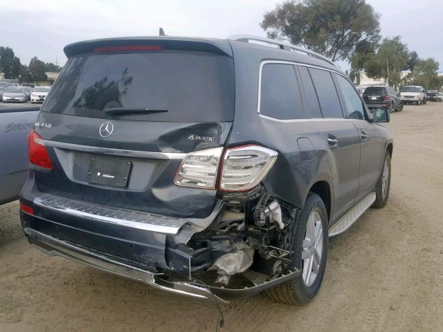 4JGDF6EE0FA607568 - 2015 MERCEDES-BENZ GL 450 4MA CHARCOAL photo 4