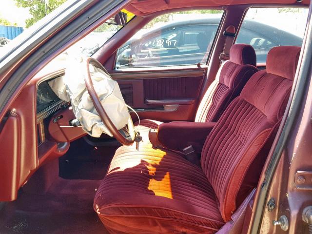 1C3XC46R9LD727626 - 1990 CHRYSLER SALON  BURGUNDY photo 5