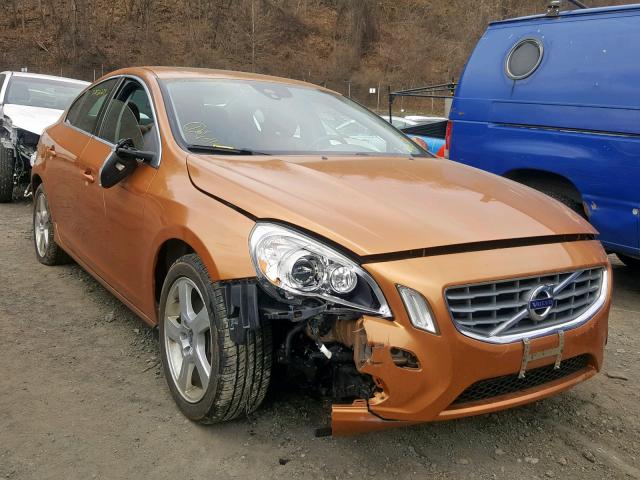 YV1622FS7C2135312 - 2012 VOLVO S60 T5 ORANGE photo 1