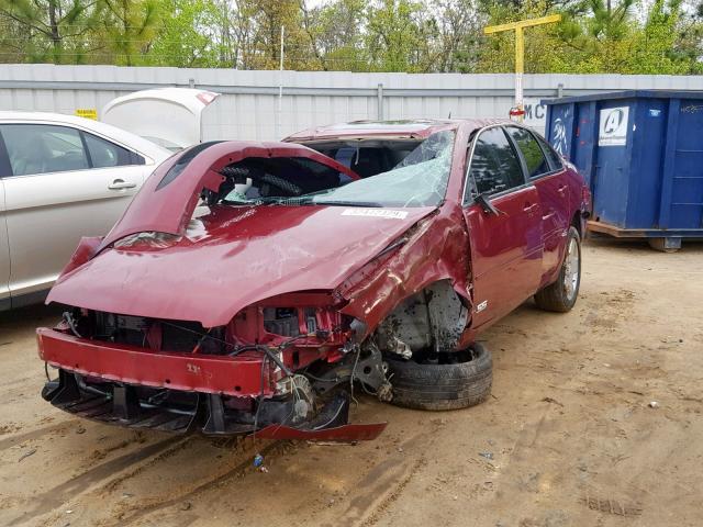 2G1WD58CX69274596 - 2006 CHEVROLET IMPALA SUP Бордовый фото 2