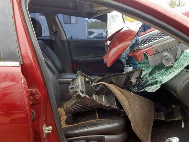 2G1WD58CX69274596 - 2006 CHEVROLET IMPALA SUP Бордовый фото 5