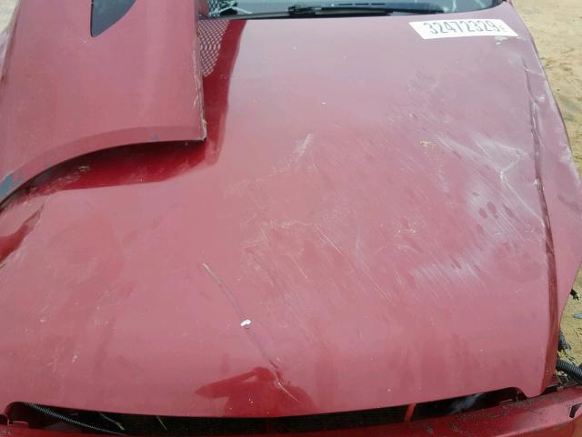 2G1WD58CX69274596 - 2006 CHEVROLET IMPALA SUP Бордовый фото 7