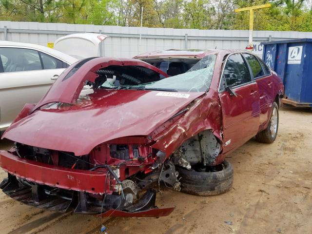 2G1WD58CX69274596 - 2006 CHEVROLET IMPALA SUP Бордовый фото 9