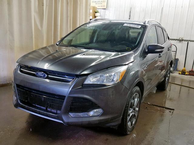 1FMCU9J98FUB62605 - 2015 FORD ESCAPE TIT GRAY photo 2