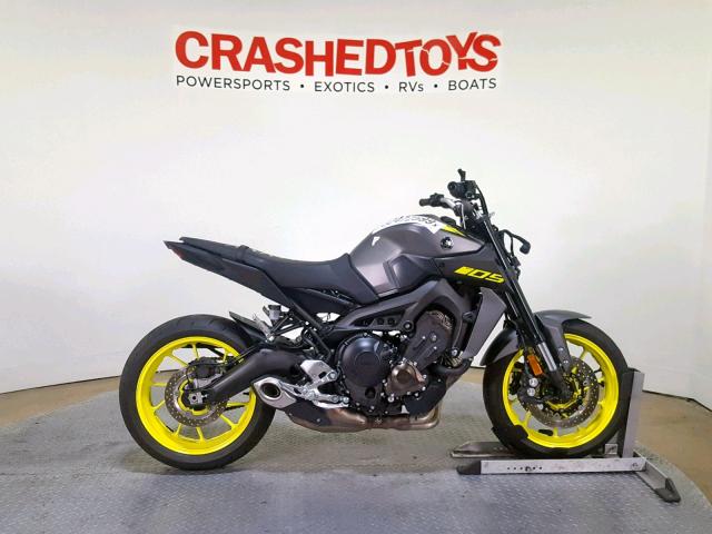 JYARN53E5JA002900 - 2018 YAMAHA MT09 GRAY photo 1