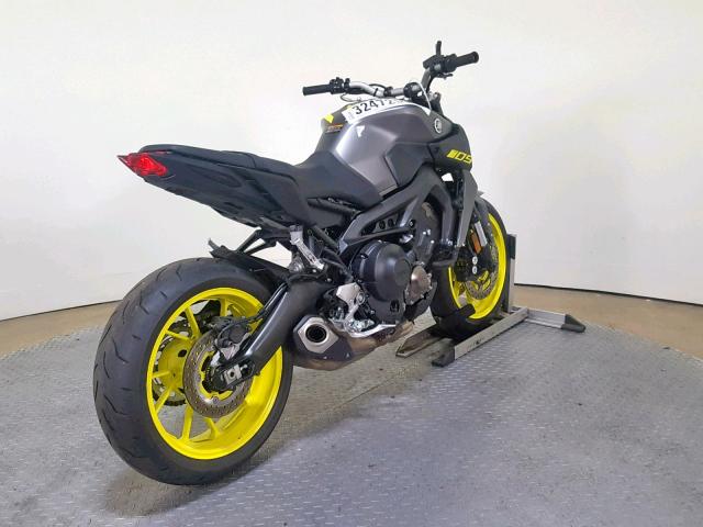 JYARN53E5JA002900 - 2018 YAMAHA MT09 GRAY photo 8