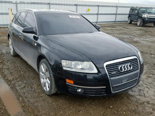 WAUKH74F77N027215 - 2007 AUDI A6 AVANT Q BLACK photo 1