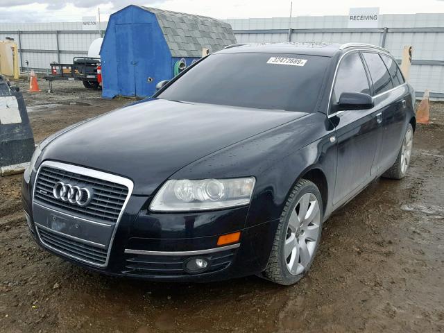 WAUKH74F77N027215 - 2007 AUDI A6 AVANT Q BLACK photo 2