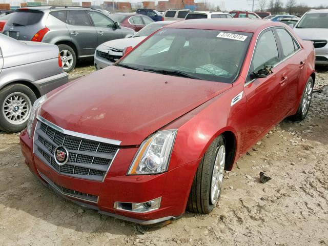 1G6DT57V190124611 - 2009 CADILLAC CTS HI FEA RED photo 2