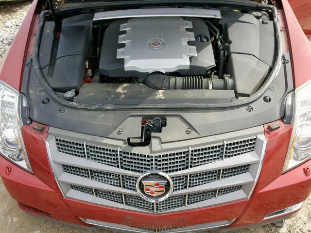 1G6DT57V190124611 - 2009 CADILLAC CTS HI FEA RED photo 7