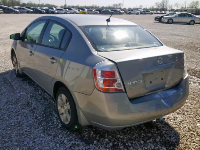 3N1AB61E18L723370 - 2008 NISSAN SENTRA 2.0 SILVER photo 3