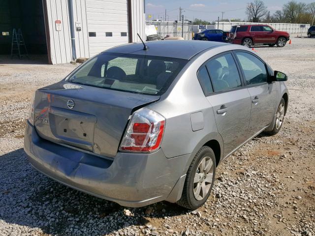 3N1AB61E18L723370 - 2008 NISSAN SENTRA 2.0 SILVER photo 4