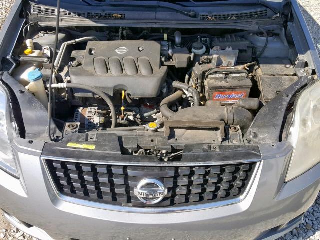 3N1AB61E18L723370 - 2008 NISSAN SENTRA 2.0 SILVER photo 7