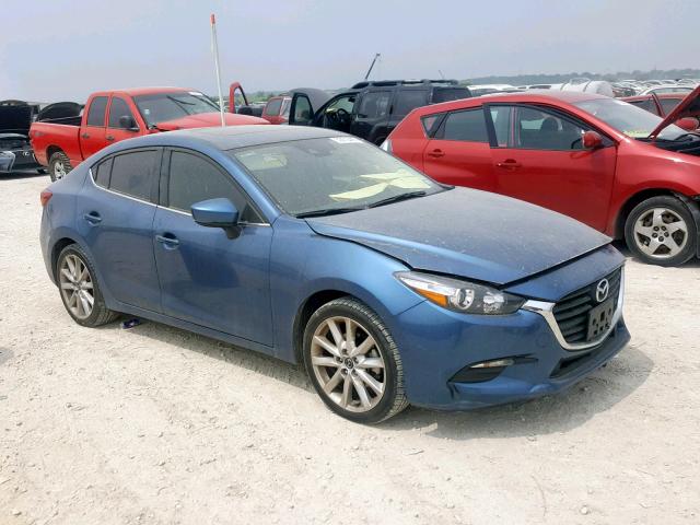 3MZBN1V75HM116032 - 2017 MAZDA 3 TOURING BLUE photo 1