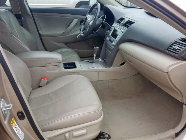 4T1BB46K68U059847 - 2008 TOYOTA CAMRY HYBR TAN photo 5