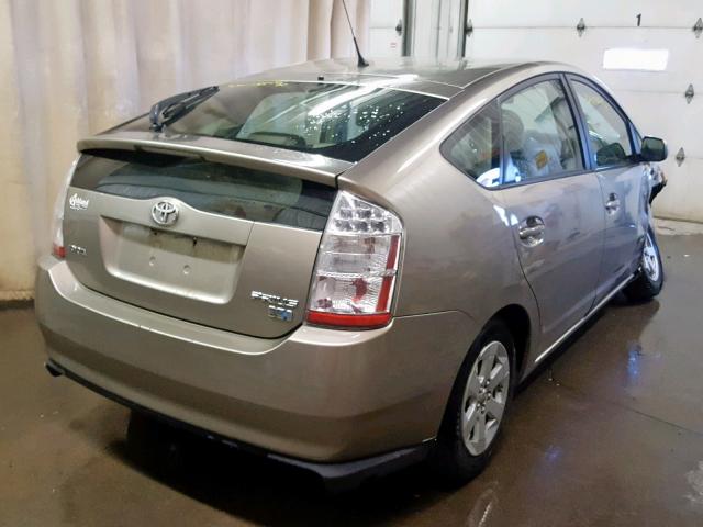 JTDKB20U777568913 - 2007 TOYOTA PRIUS GOLD photo 4