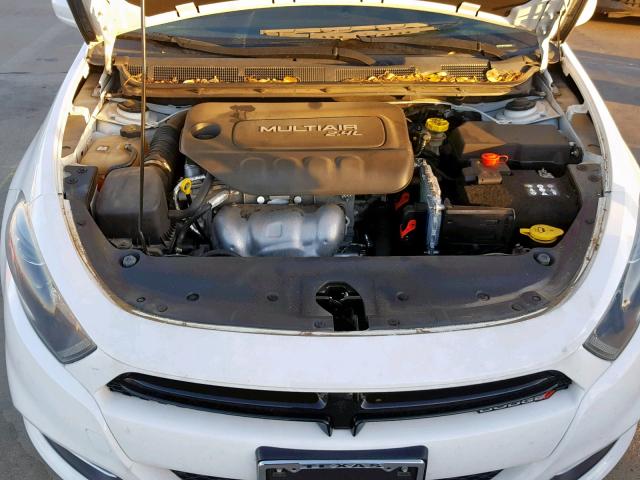 1C3CDFBB6FD146184 - 2015 DODGE DART SXT WHITE photo 7