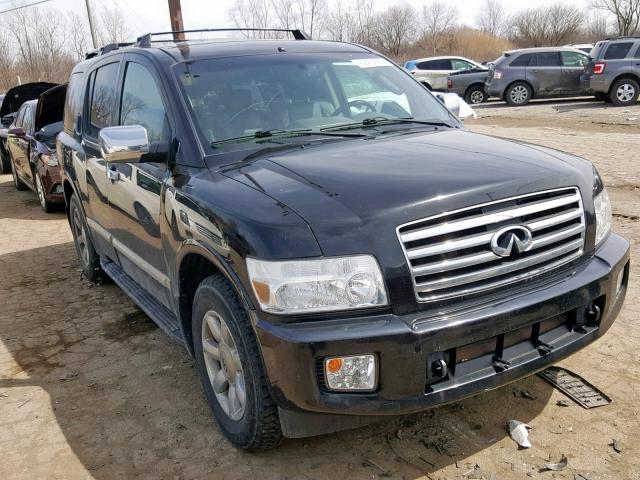 5N3AA08C87N805356 - 2007 INFINITI QX56 BLACK photo 1