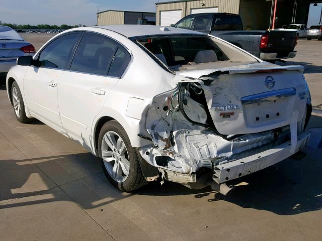 1N4BL2AP1CN552241 - 2012 NISSAN ALTIMA SR WHITE photo 3