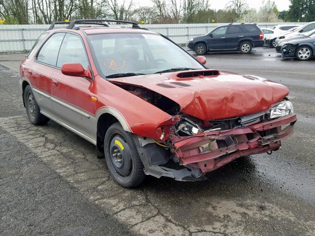 JF1GF6554SH814084 - 1995 SUBARU IMPREZA LX MAROON photo 1