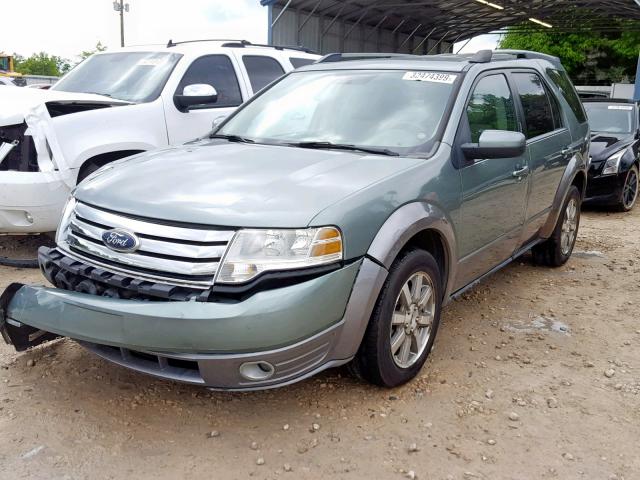 1FMDK02W28GA25333 - 2008 FORD TAURUS X S GREEN photo 2