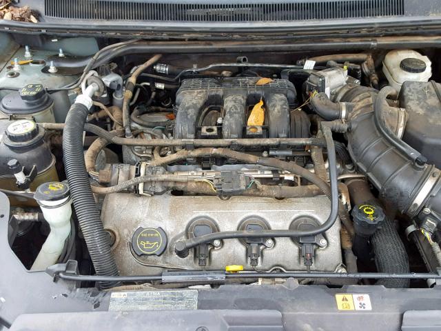 1FMDK02W28GA25333 - 2008 FORD TAURUS X S GREEN photo 7