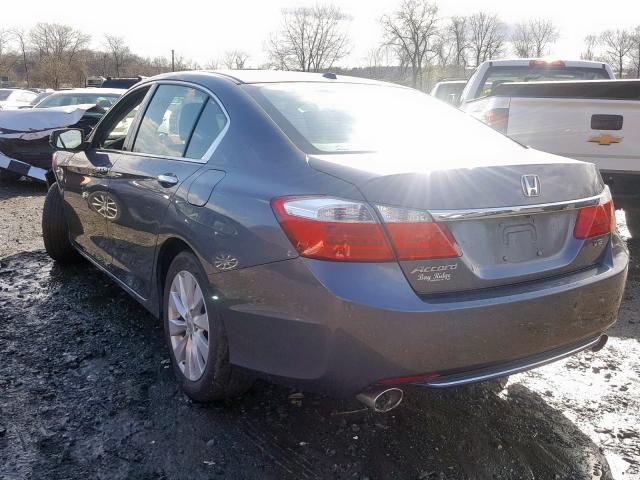 1HGCR3F81FA025589 - 2015 HONDA ACCORD EXL GRAY photo 3