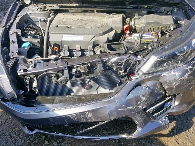 1HGCR3F81FA025589 - 2015 HONDA ACCORD EXL GRAY photo 7