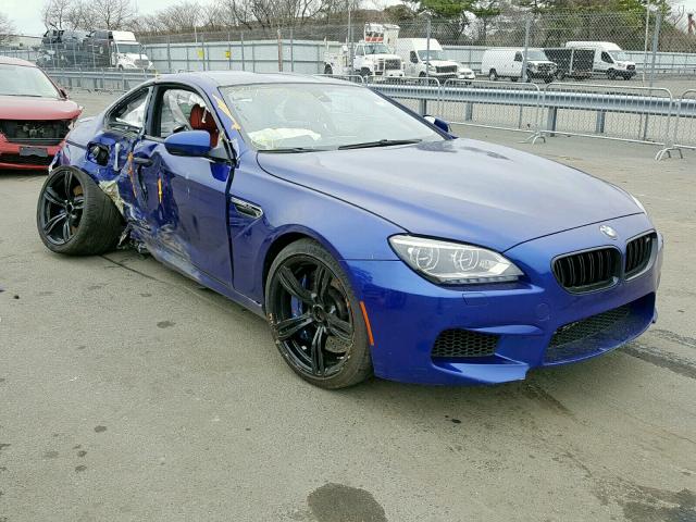 WBSLX9C5XED160030 - 2014 BMW M6 BLUE photo 1