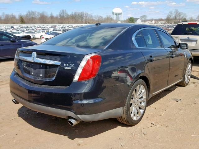 1LNHM94R19G633787 - 2009 LINCOLN MKS BLACK photo 4