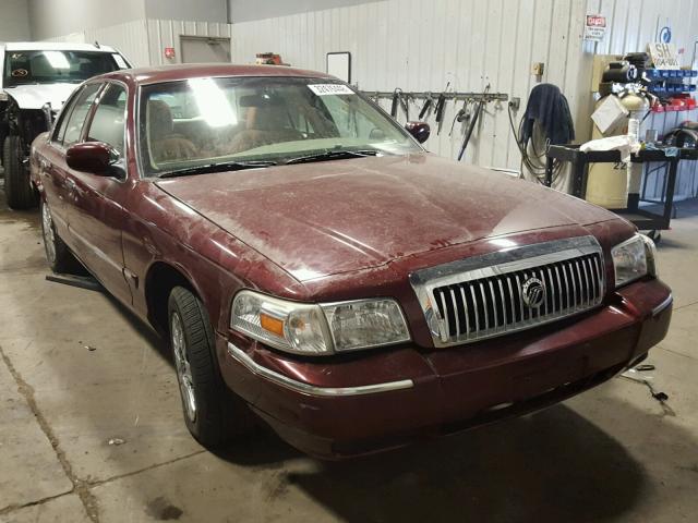 2MEFM74V96X613918 - 2006 MERCURY GRAND MARQ RED photo 1