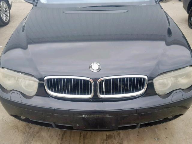 WBAGL634X2DP53096 - 2002 BMW 745 I BLACK photo 7