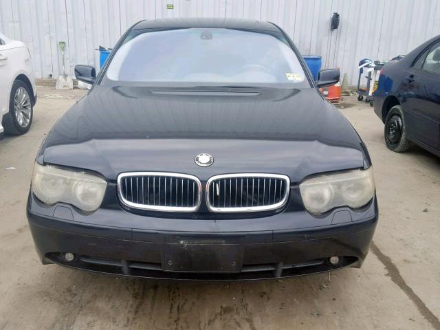 WBAGL634X2DP53096 - 2002 BMW 745 I BLACK photo 9