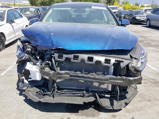 5NPE34AF2JH644594 - 2018 HYUNDAI SONATA SPO BLUE photo 9