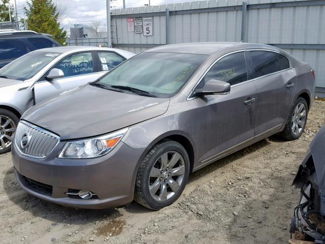 1G4GE5GD4BF132325 - 2011 BUICK LACROSSE C GRAY photo 2
