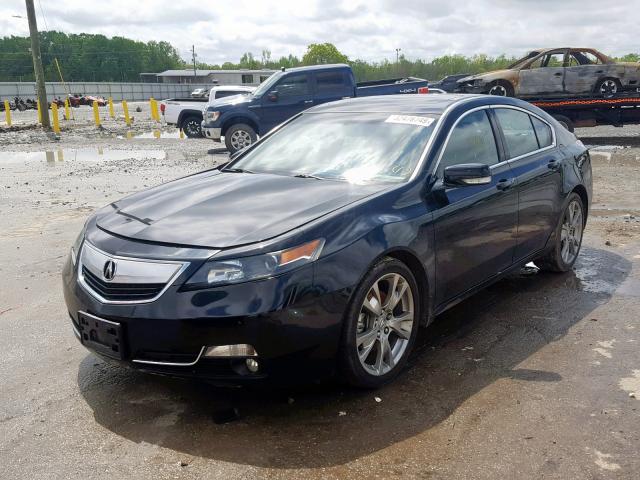 19UUA9F78DA002832 - 2013 ACURA TL ADVANCE BLACK photo 2