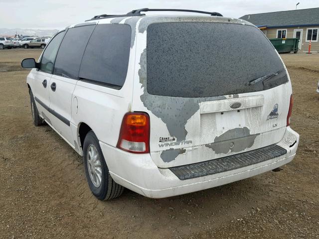 2FMZA51473BA84075 - 2003 FORD WINDSTAR L WHITE photo 3